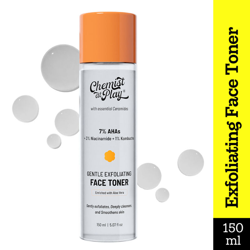 Chemist at Play Gentle Exfoliating Face Toner For Glowing Skin