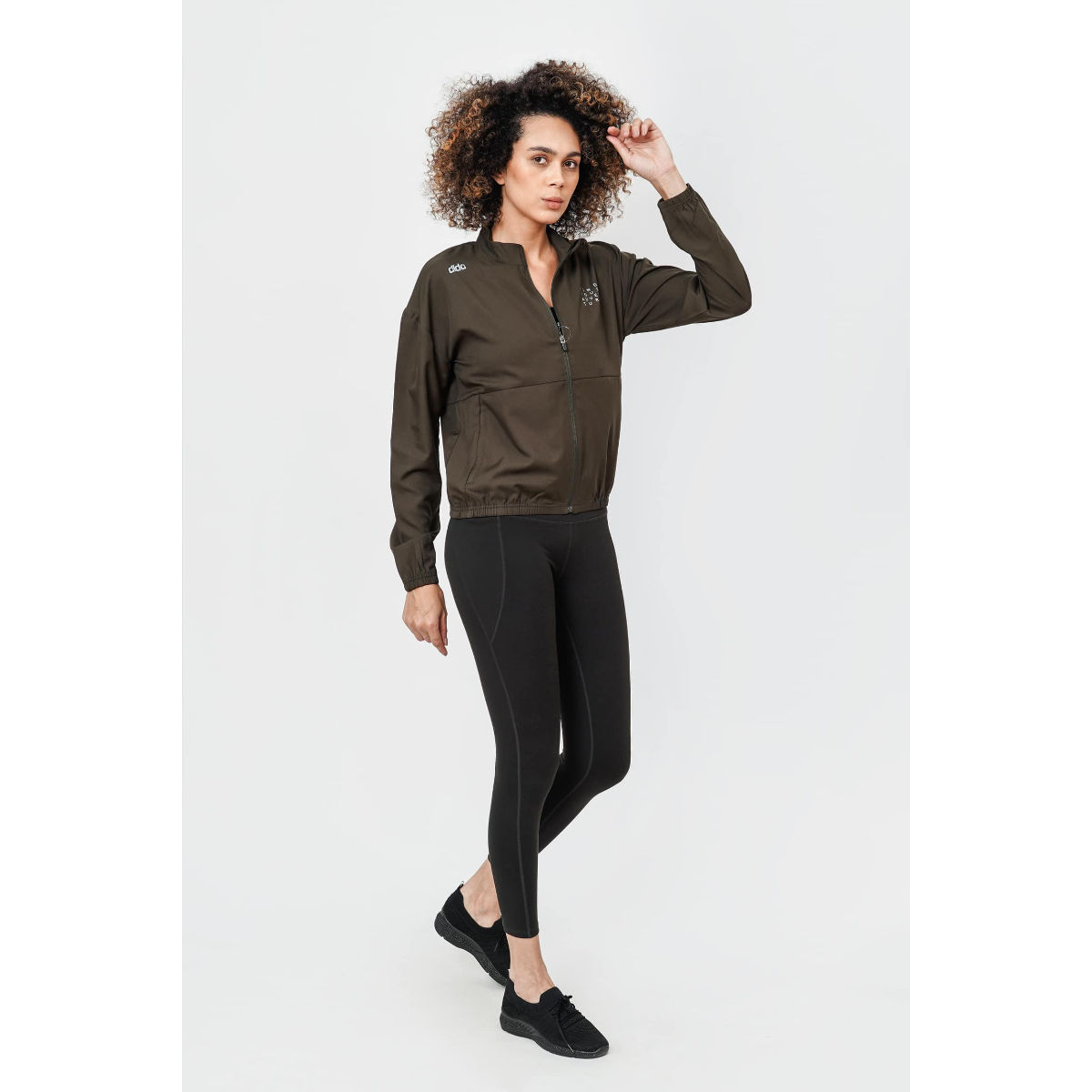 Buy Dida Women Lightweight Olive Sports Jacket Online