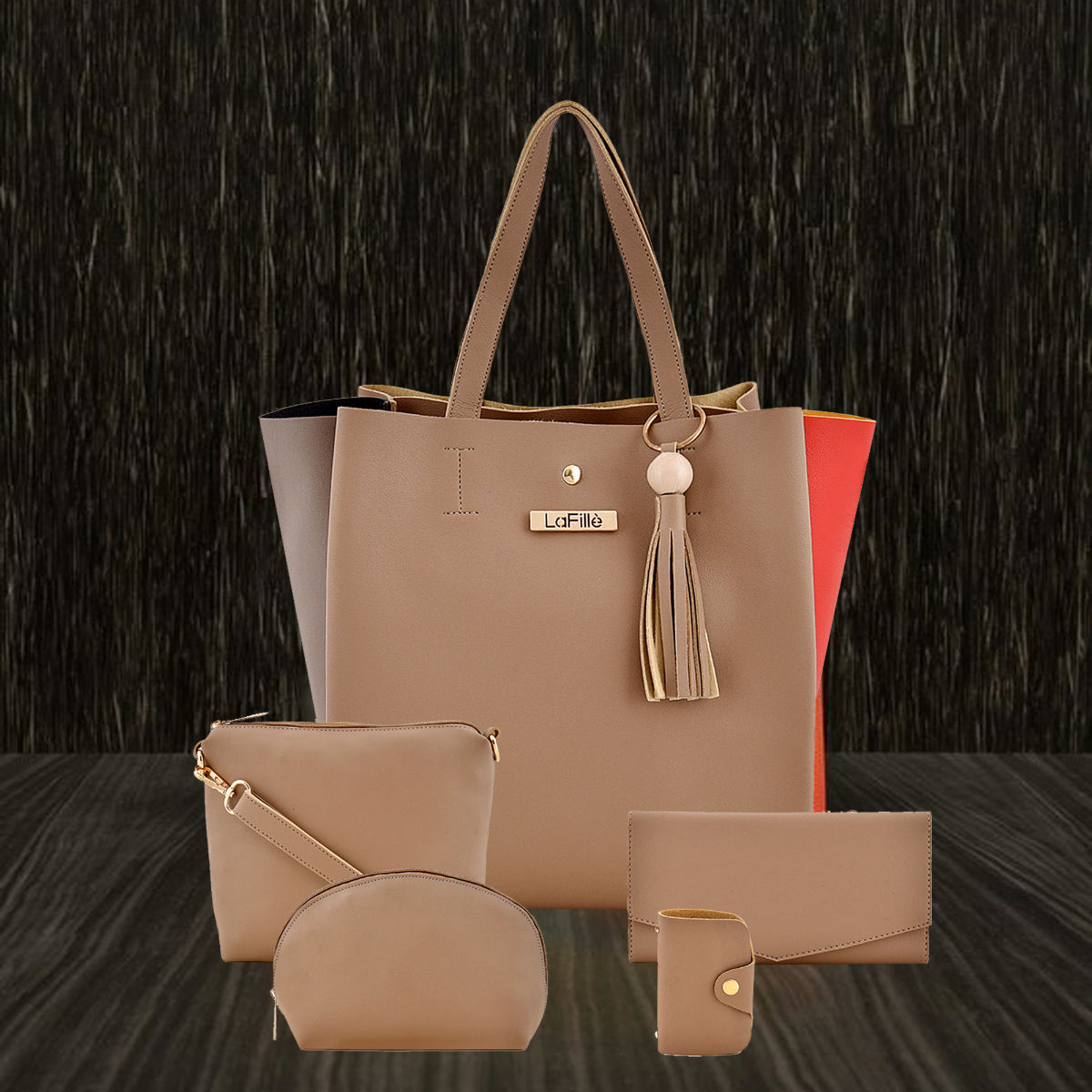Buy Lychee bags Women Pu Pink Shoulder Tote Bag Online at Best Prices in  India - JioMart.