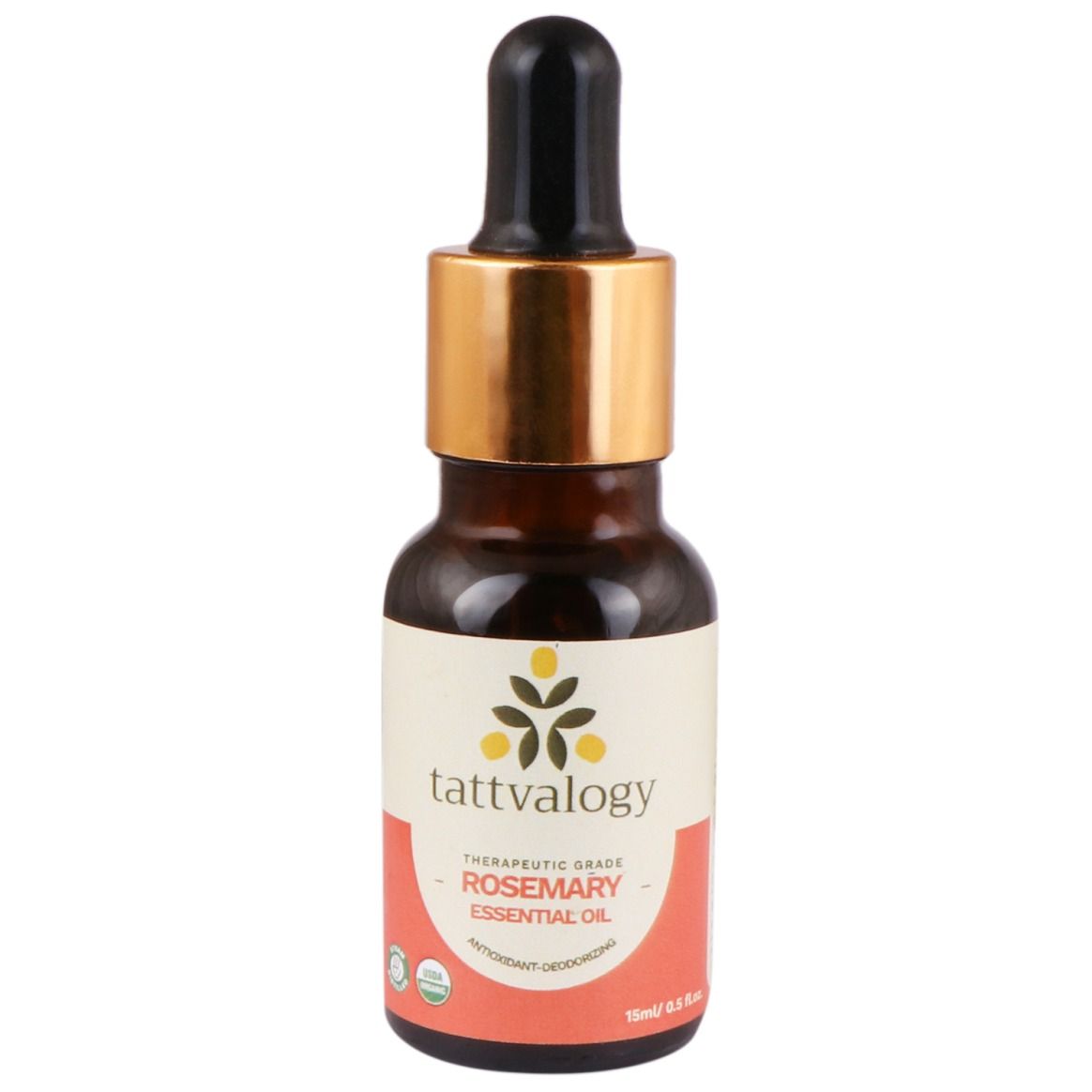 Tattvalogy Organic Rosemary Essential Oil, Therapeutic Grade