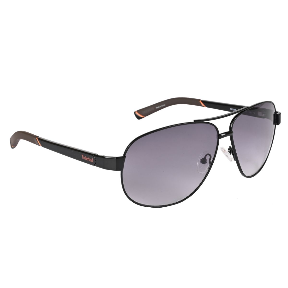 Timberland Black Frame Grey Lens Sunglasses - TB7095 60 02B (60): Buy ...