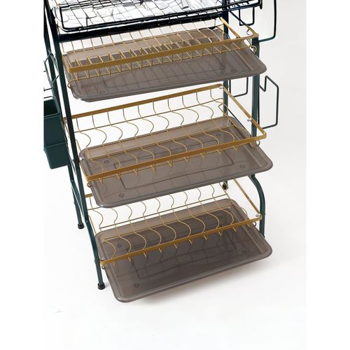 Buy UMAI Layer Carbon Steel Plate Bowl Holder Rack Green Gold Online