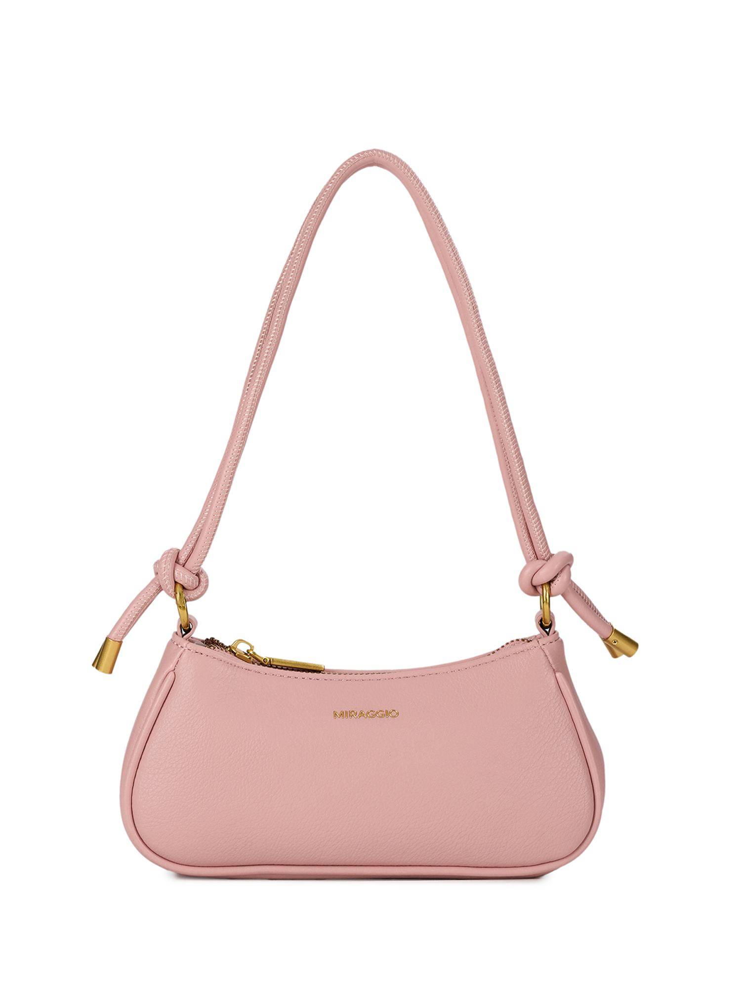 MIRAGGIO Diamond Pink Handbag