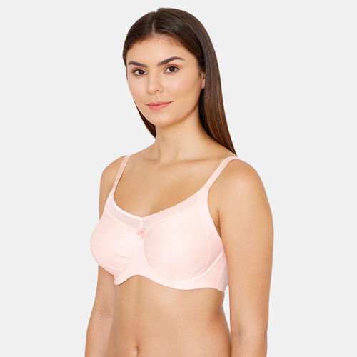 Buy Zivame Double Layered Super Support Bra - Pink (38D) Online