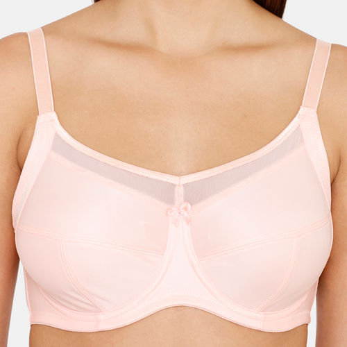 Buy Zivame Double Layered Super Support Bra - Pink (38D) Online