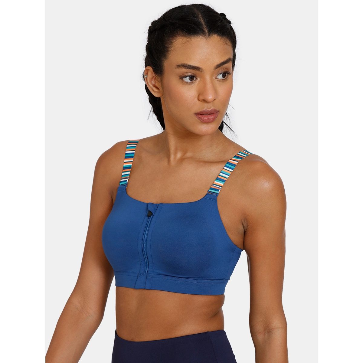 Zivame Zelocity High Impact Quick Dry Front Opening Sports Bra Buy