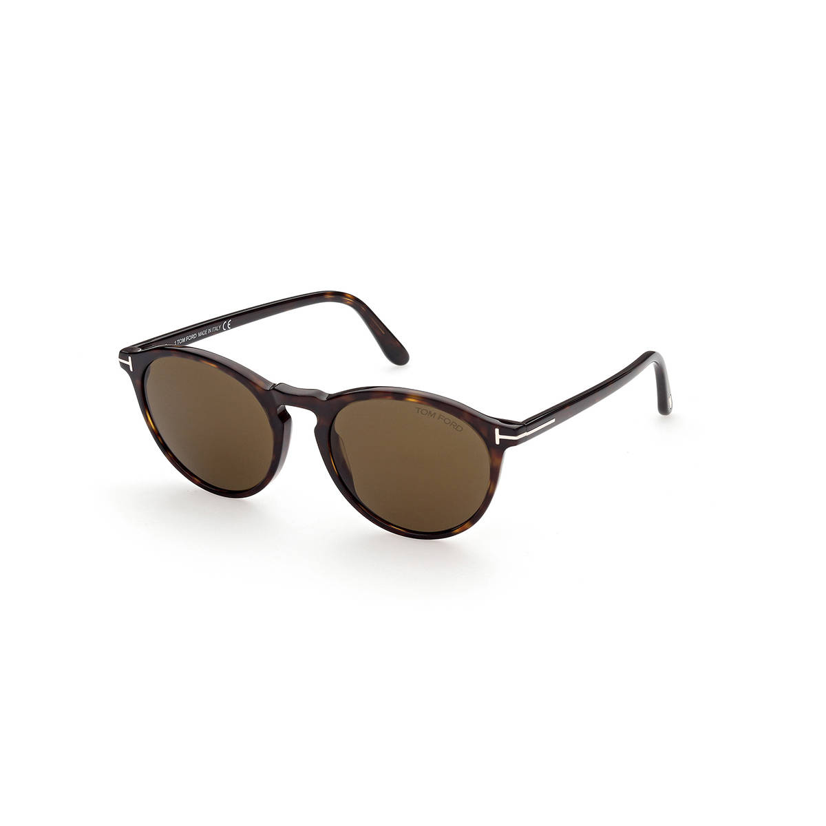Tom Ford Eyewear Round Black Sunglasses FT0904 50 52J