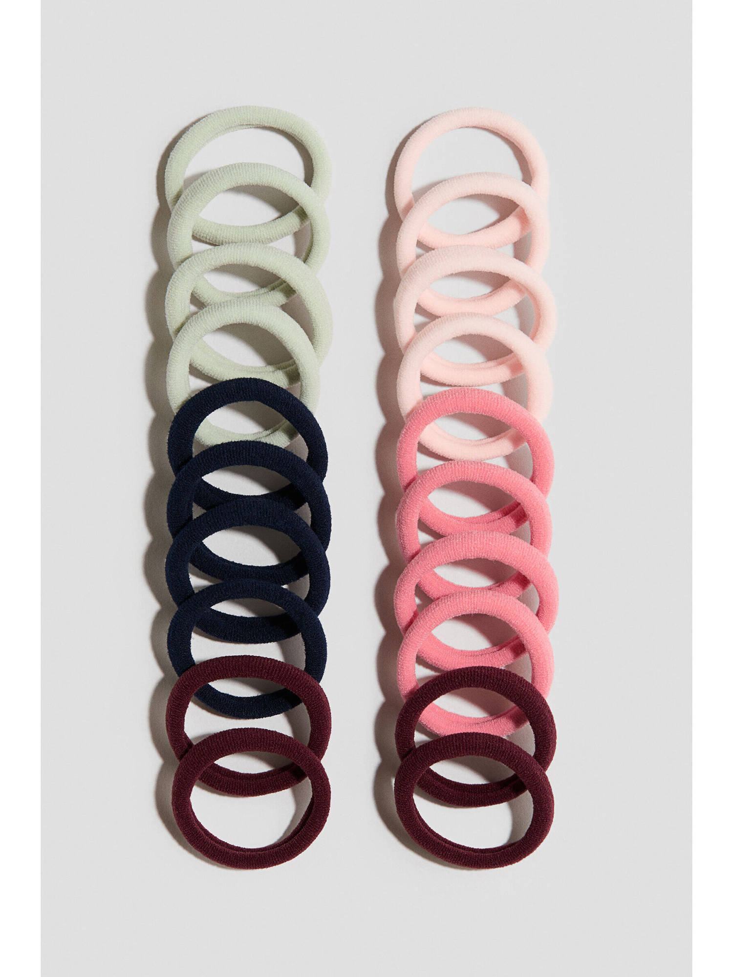 H&M Girls Green 20-pack hair elastics