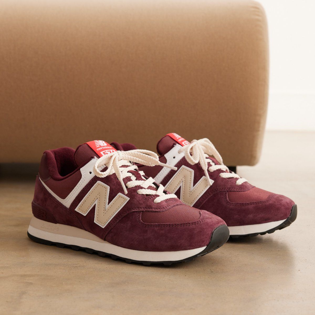 New balance cheap ml574 maroon