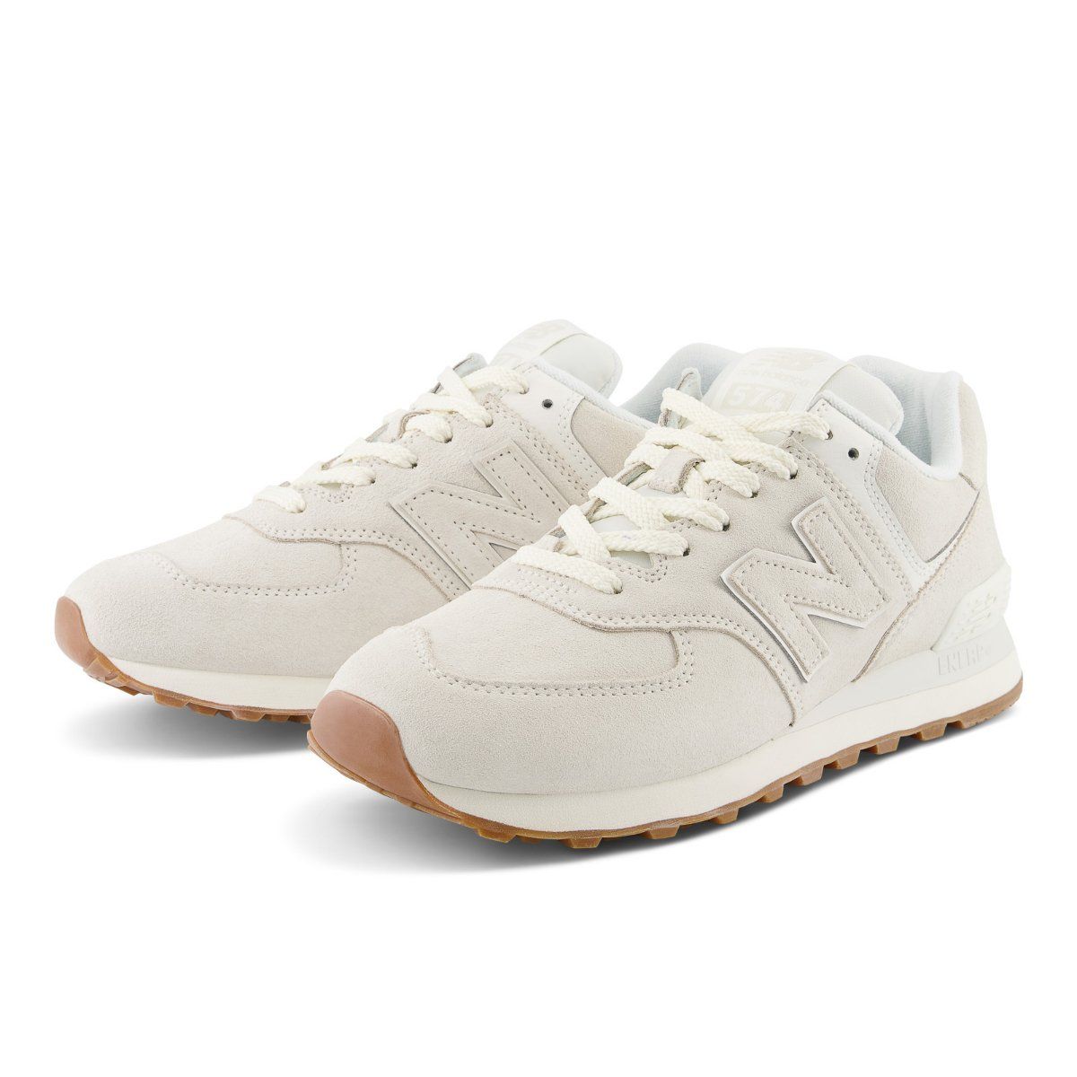 new balance 574 women's sneakers reflection white