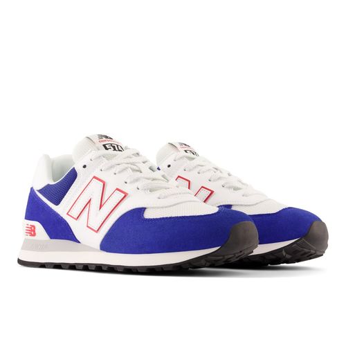 New Balance Unisex 574 Blue Sneakers (UK 5)