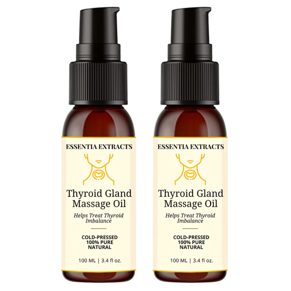 Buy Essentia Extracts Thyroid Gland Massage Oil Pack of 2 Online