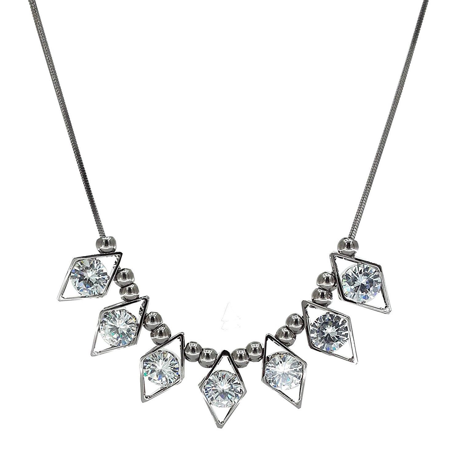 Youbella Designer Solitiare Statement Jewellery Necklace For Girls And