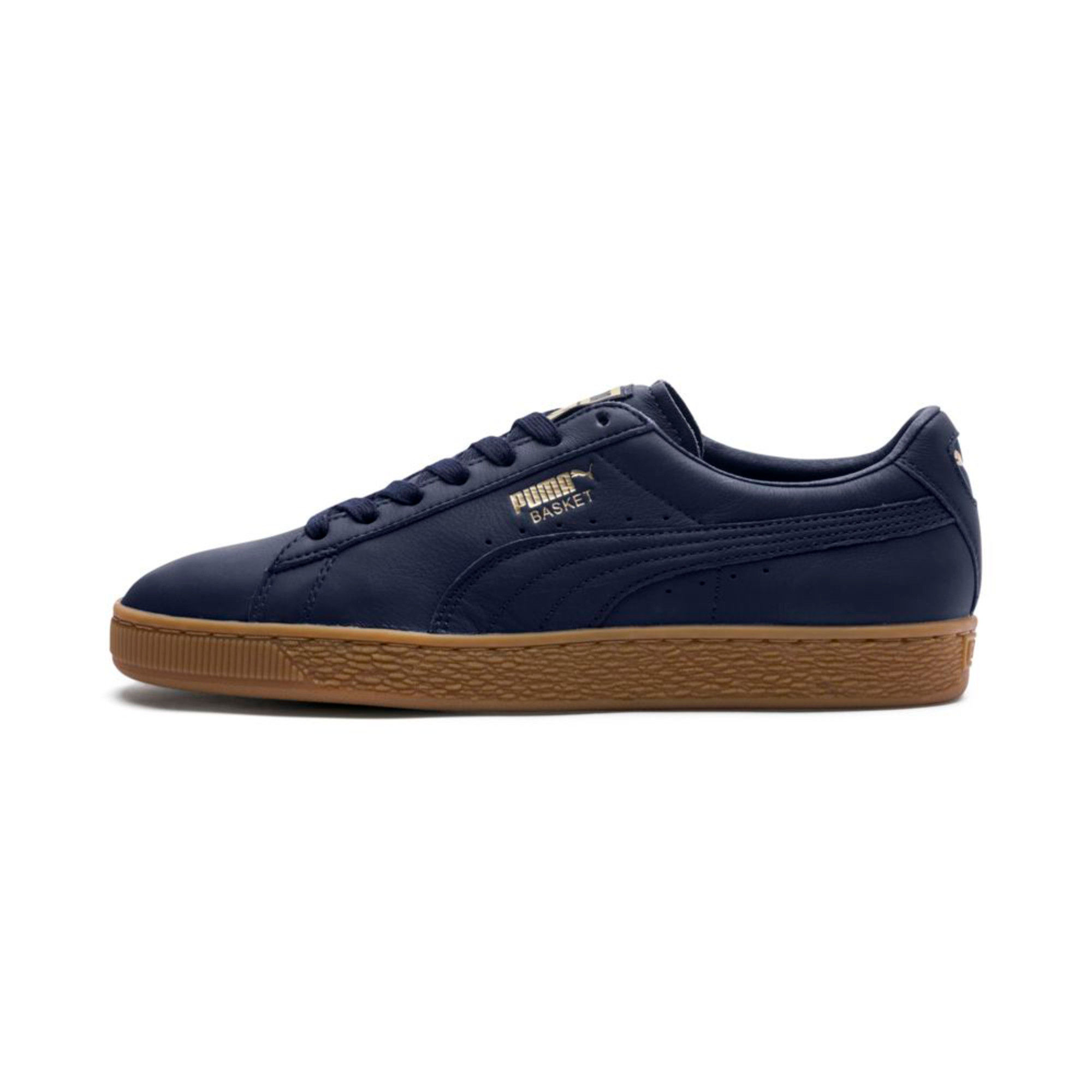 Puma basket shop navy blue