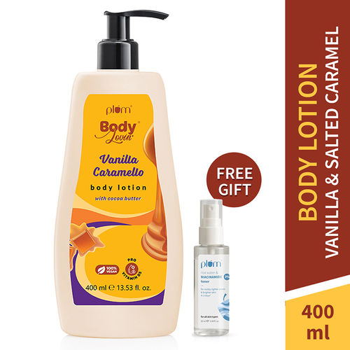 Plum BodyLovin Vanilla Caramello Bestselling Body Lotion for Dry, Normal & All Skin type
