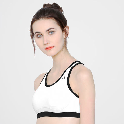 Buy Sonari Sportivo Women's Sports Bra - White (42B) Online