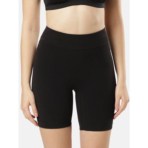 Buy Jockey SH03 Women Mid Waist Cotton Elastane Seamfree Shorts