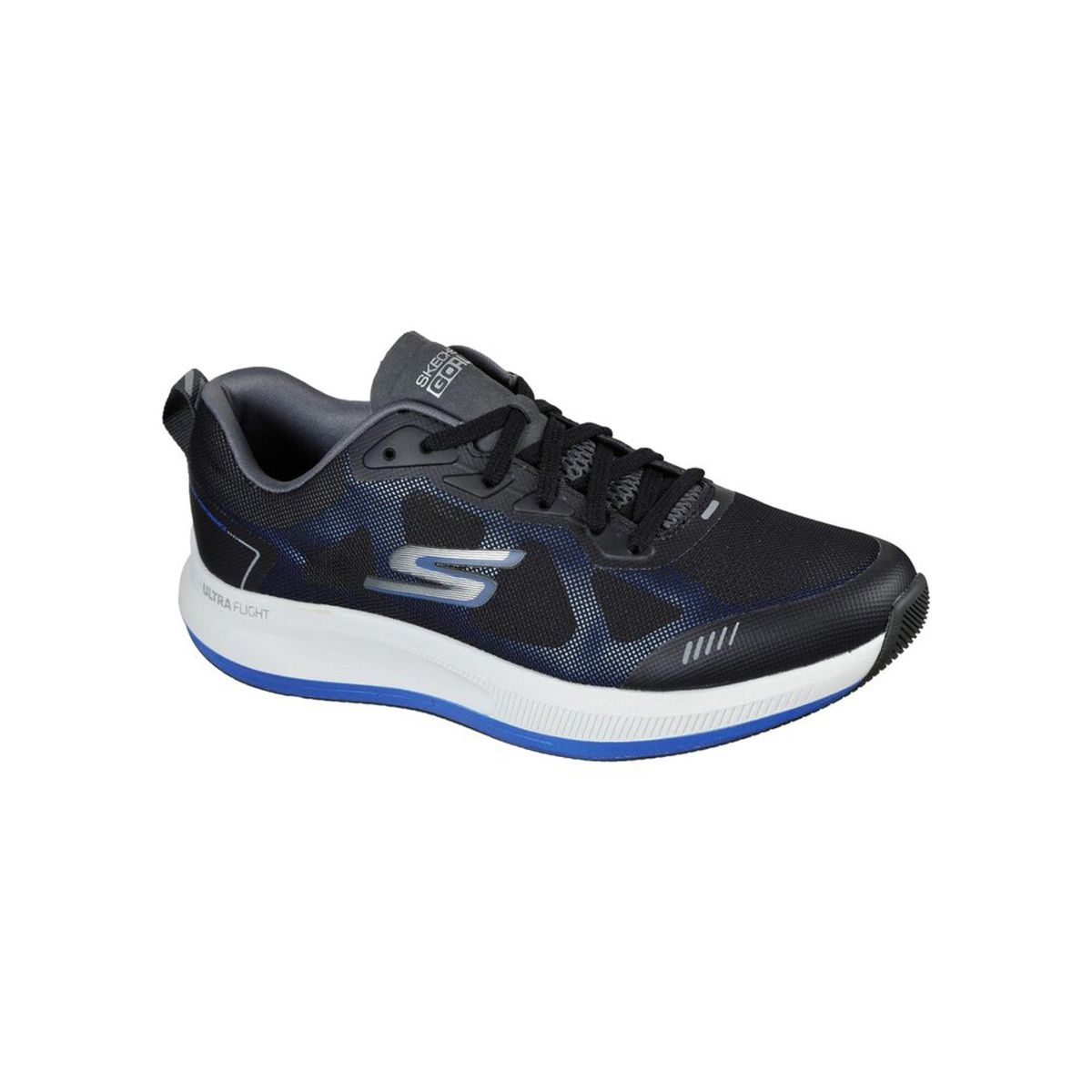 SKECHERS Go Run Pulse-shock Wave Black Gorun Running Shoes