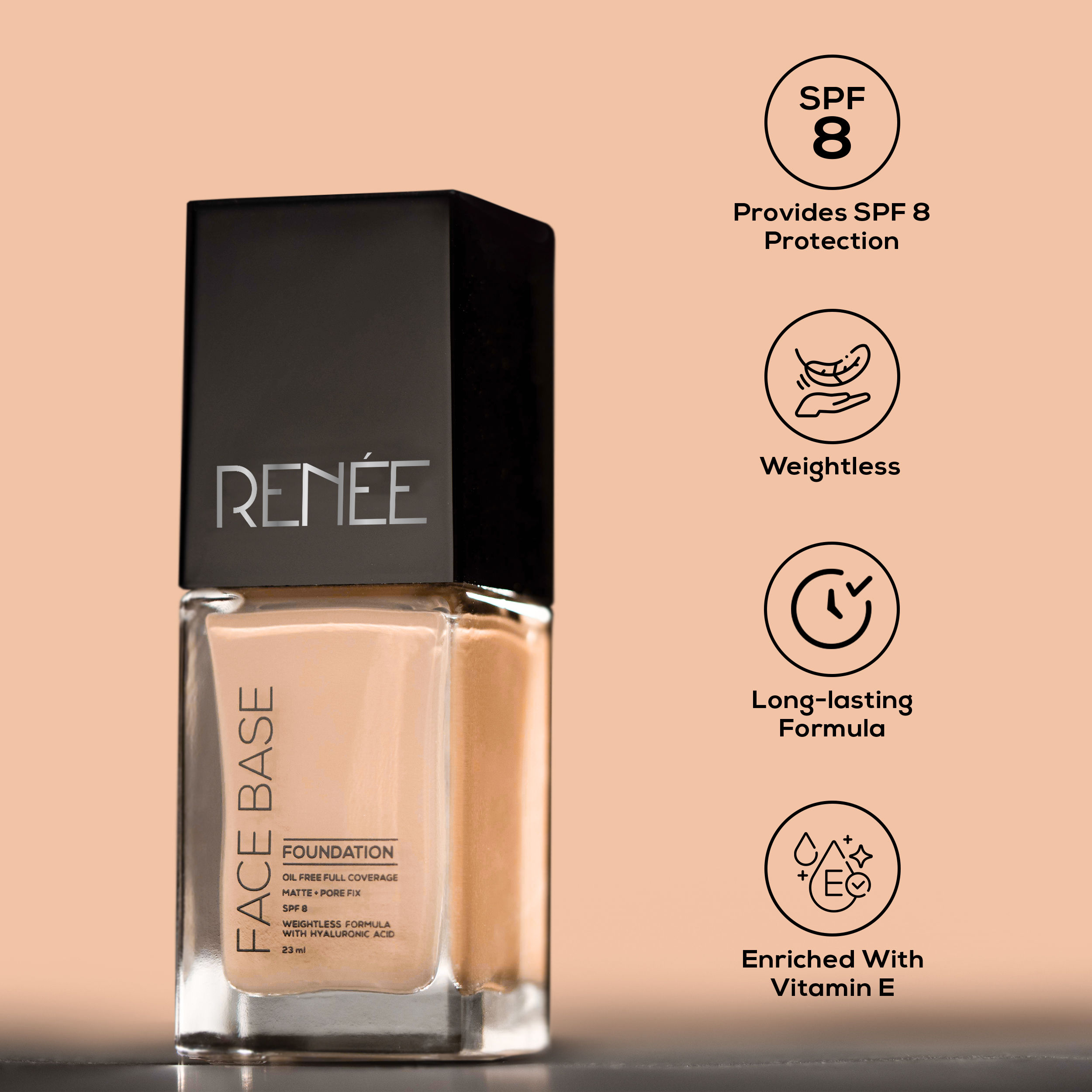 Renee Cosmetics Face Base Liquid Foundation: Buy Renee Cosmetics Face ...