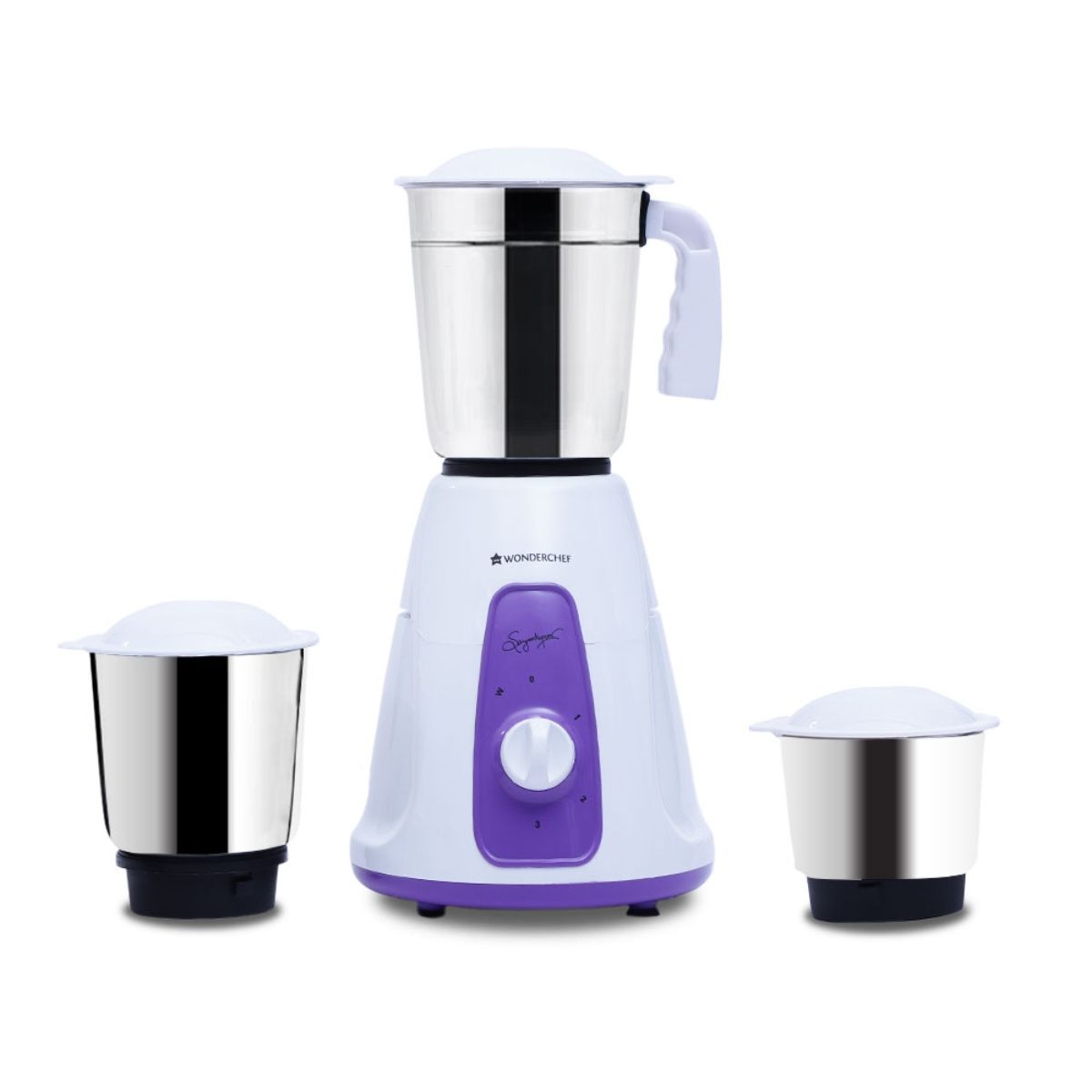 Wonderchef Tivoli Mixer Grinder with 3 Stainless Steel Jars White