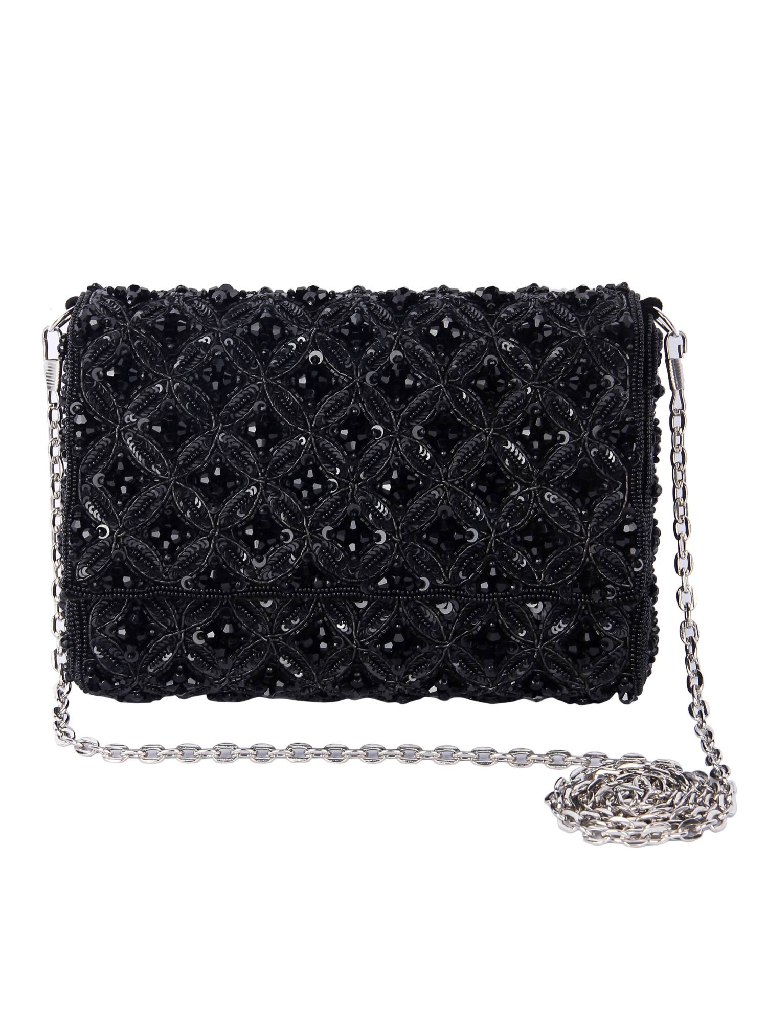 The Purple Sack Blackistan Clutch with Detachable Chain