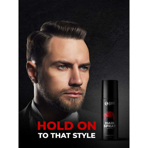 Beardo Strong Hold Hair Spray For Men | Hair Styling, Hair Setting Spray |  Long Strong Hold: Buy Beardo Strong Hold Hair Spray For Men | Hair Styling,  Hair Setting Spray |
