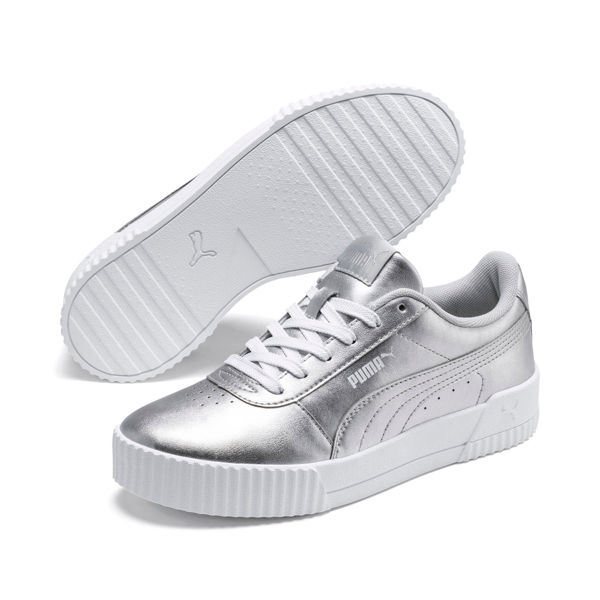 Puma metallic outlet trainers