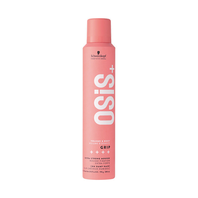 Schwarzkopf Professional OSiS+ Grip Extra Strong Hair Styling Mousse For Volume and Natural Shine