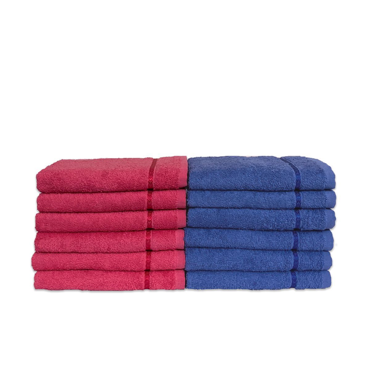 Spaces Seasons Best Qd Multicolour 380 Gsm 12 Hand Towels (12) Buy