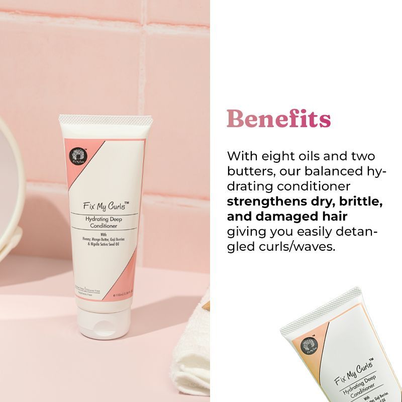 Fix My Curls Hydrating Deep Conditioner For Curly And Wavy Hair Buy