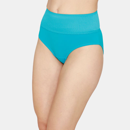 Buy Zivame High Rise Full Coverage Tummy Tucker Hipster Panty(Pack of 2) -  Assorted (XL) Online