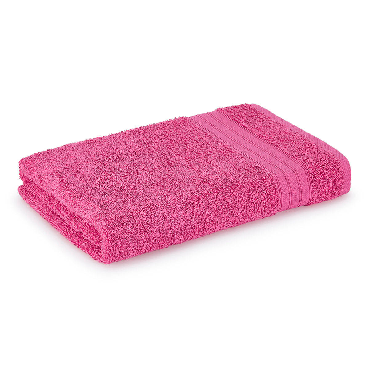 Layers Home Easy Pink 100% Cotton 450 Gsm Bath Towel (L)