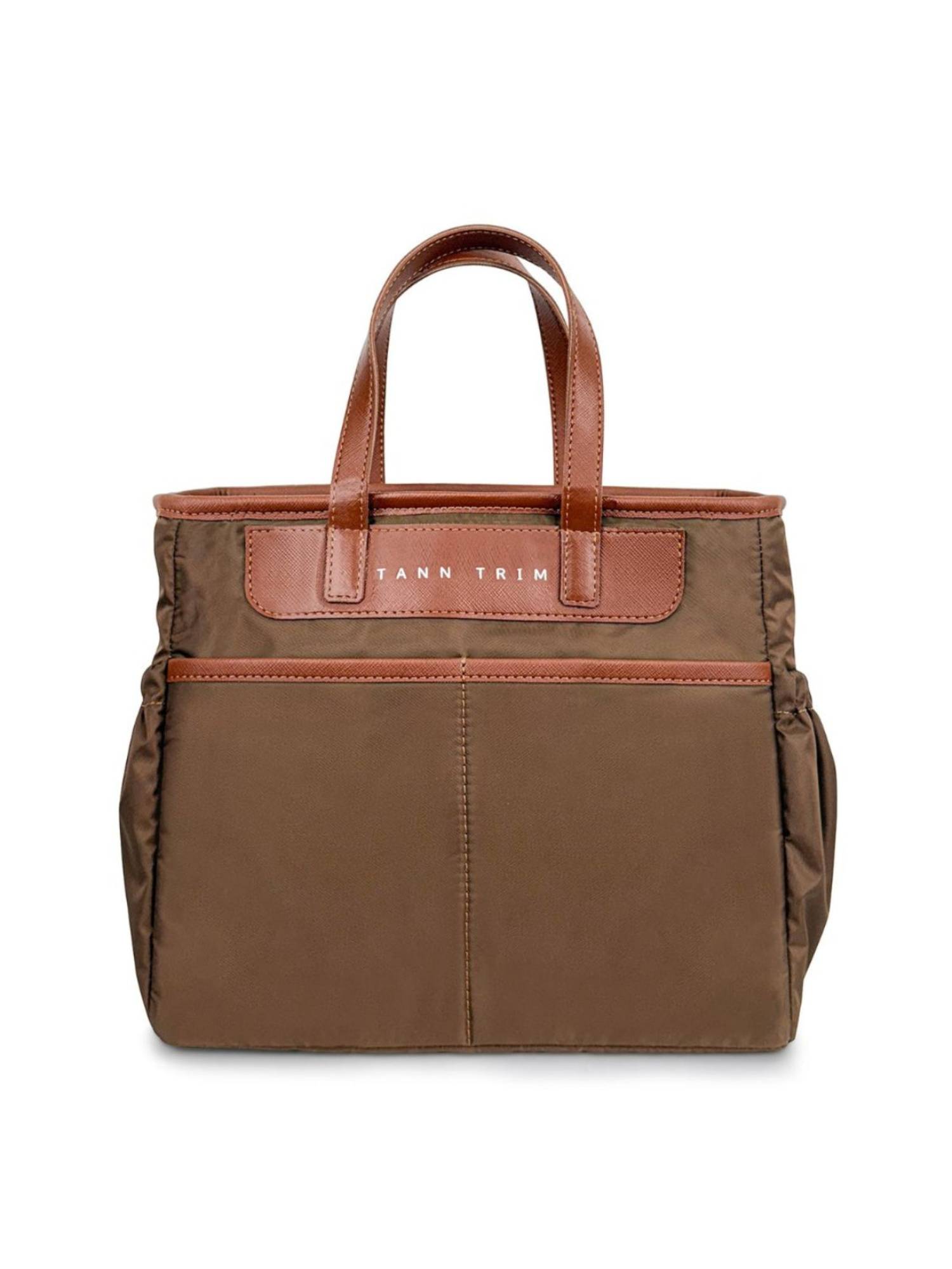 Tann Trim Unisex Brown Tiffin Tote Bag