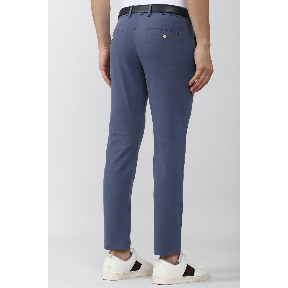 Peter England Casual Trousers  Buy Peter England Men Cream Solid Super Slim  Fit Casual Trousers Online  Nykaa Fashion