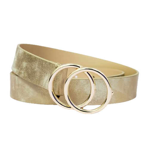 BELWABA Golden Genuine Leather Womens Belt (26)