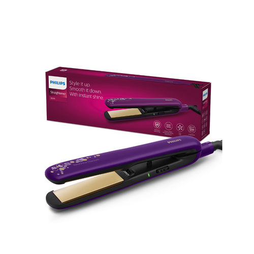 Buy Philips Kerashine Hair Straightener Purple Kerashine - Main Image
