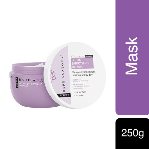 Bare Anatomy EXPERT Ultra Smoothening Hair Mask For Smooth Hair With  Niacinamide & Phytosqualane: Buy Bare Anatomy EXPERT Ultra Smoothening Hair  Mask For Smooth Hair With Niacinamide & Phytosqualane Online at Best