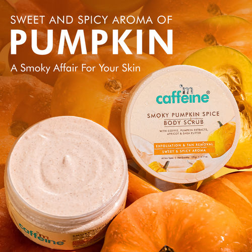 Buy MCaffeine Smoky Pumpkin Spice Coffee Body Scrub For Glowing