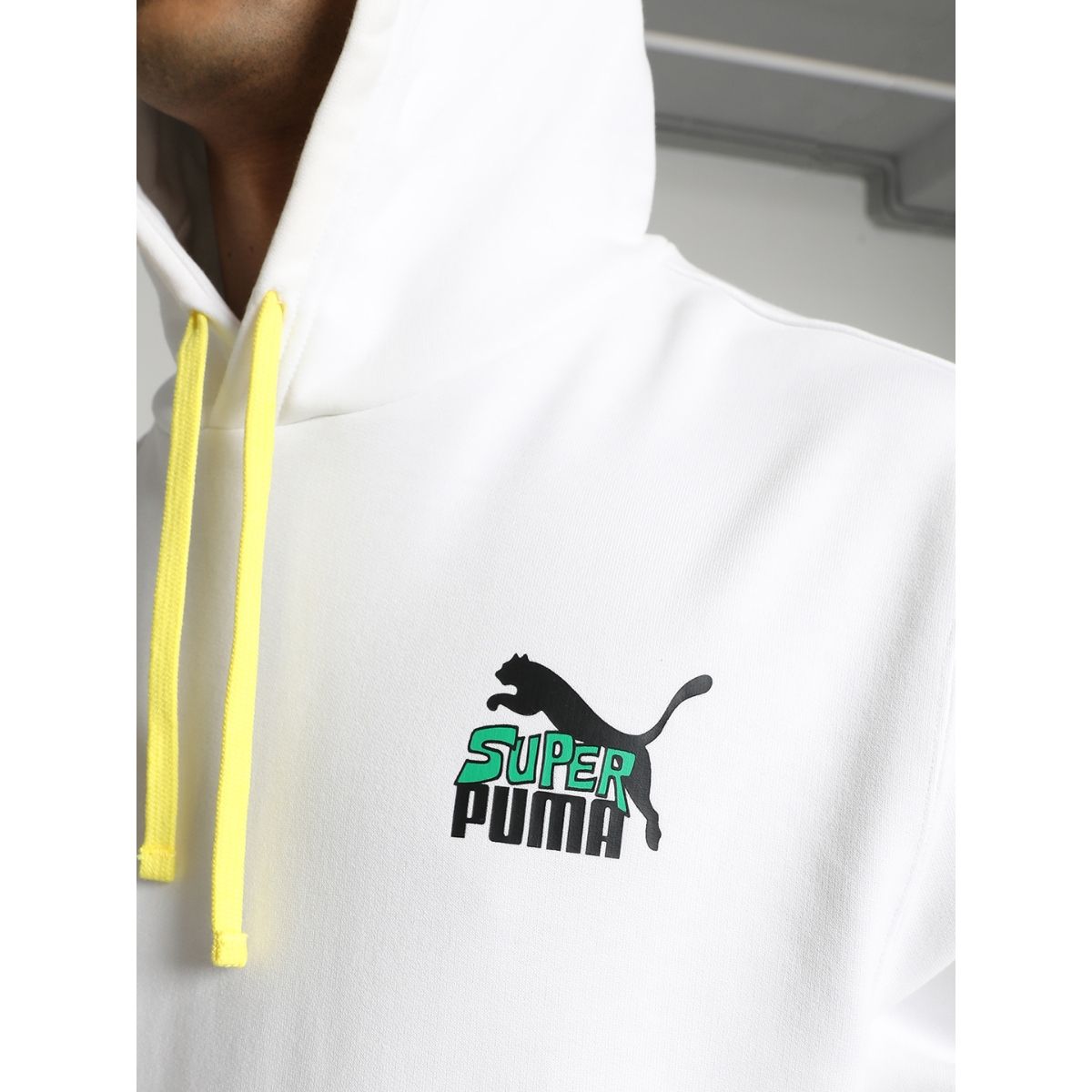 Mens white hotsell puma hoodie