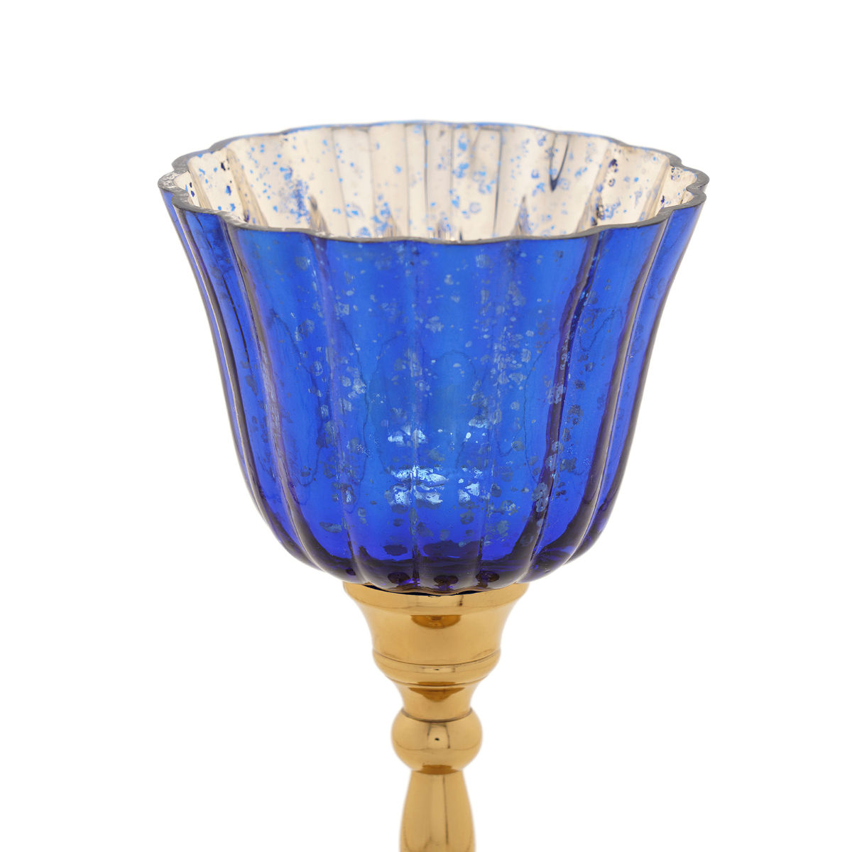 Pure Home + Living Lara Blue And Gold Votive Holder Small Buy Pure