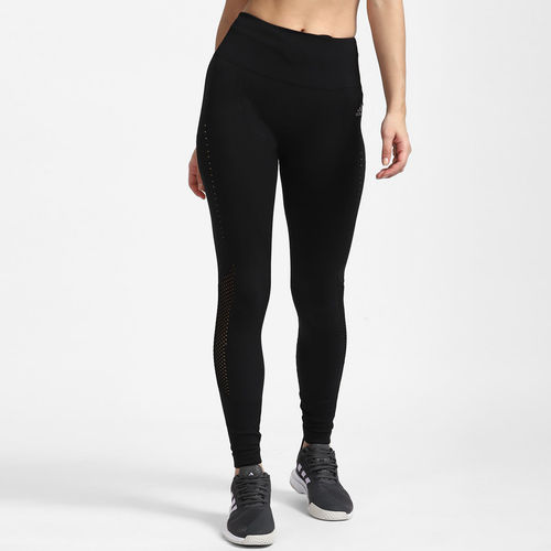 Buy adidas AEROKNIT TIGHT Black Running Tights (XXS) Online