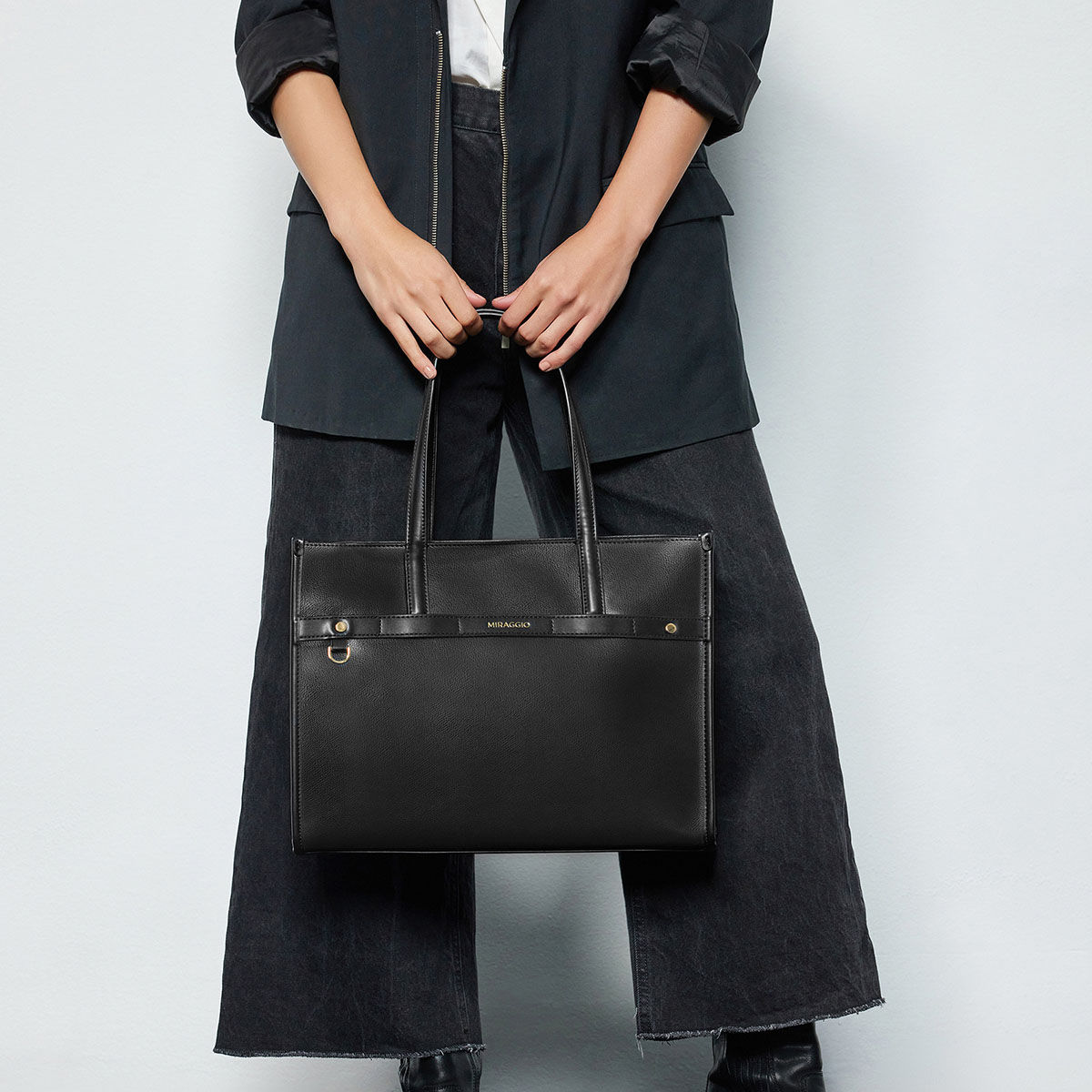 Buy MIRAGGIO Marcy Tote Bag Black (L) Online