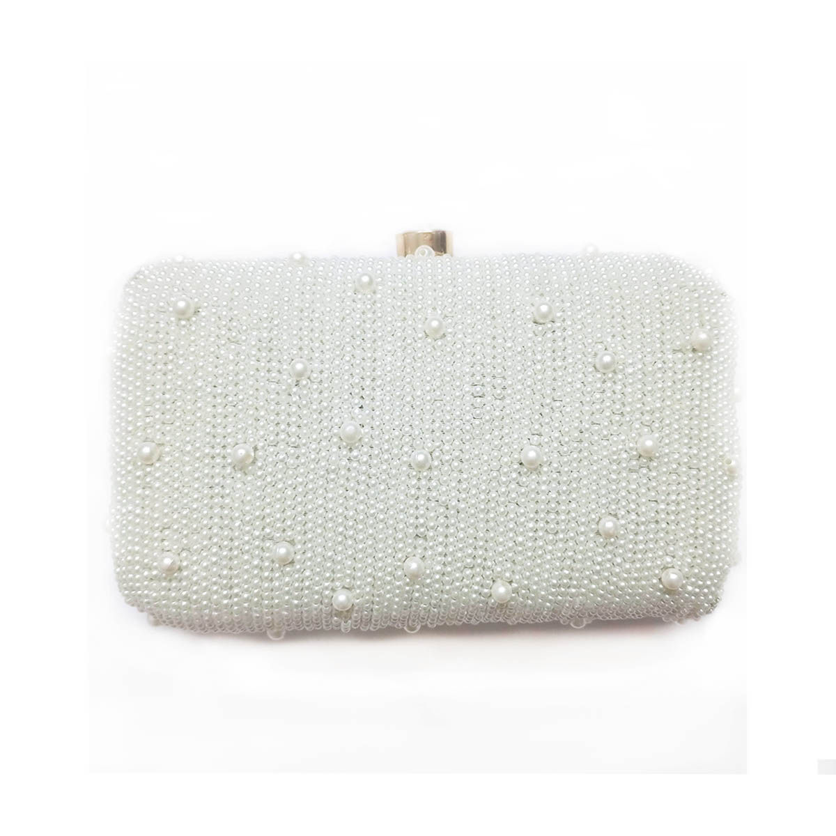Vintage Glam | Hand Beaded Formal Clutch Purse | White & Gold – Soul Very  Vintage