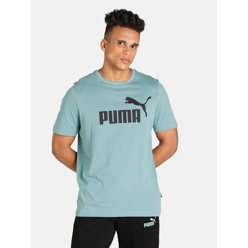 Puma Essentials Logo Regular Fit Men's T-shirt (M): Buy Puma Essentials Logo Regular Fit Men's T-shirt (M) Online Best Price in India | NykaaMan