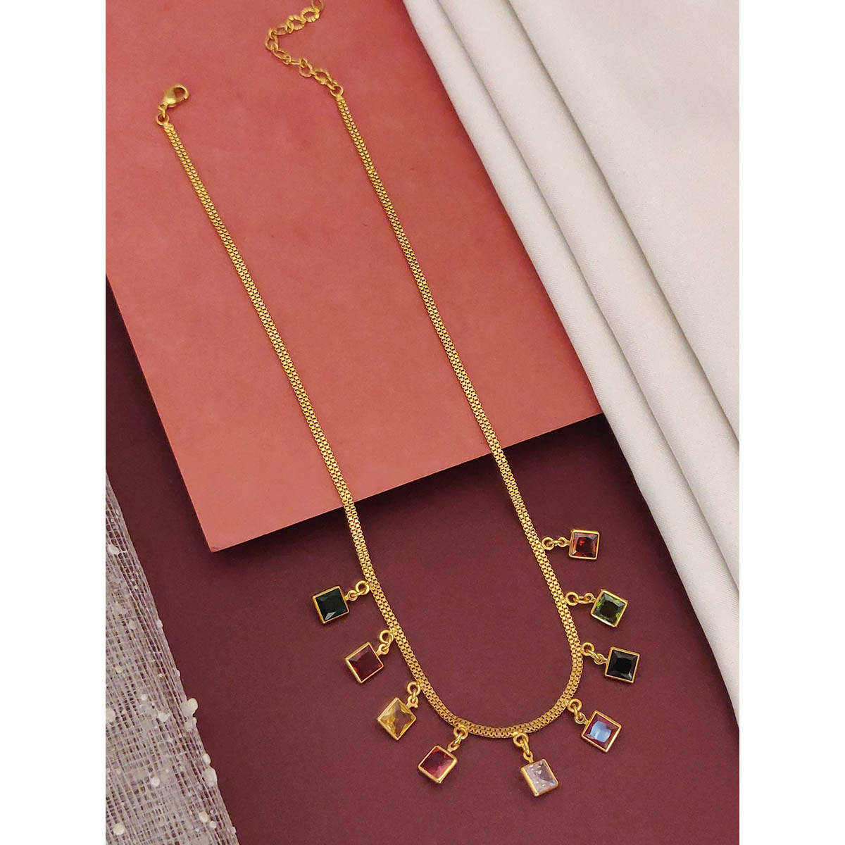 Abdesigns Sophisticated Gold Plated Necklace