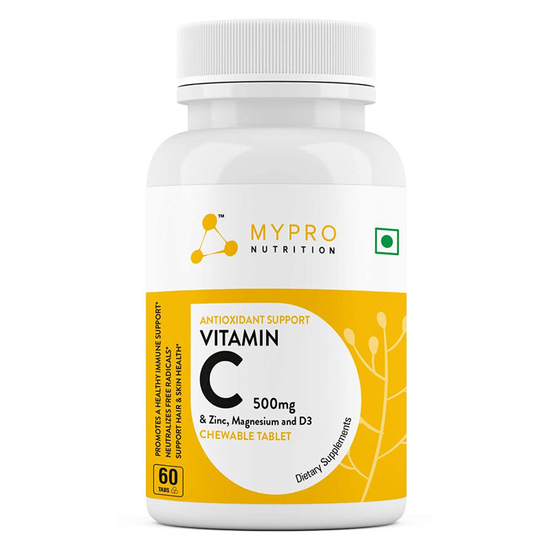 MYPRO SPORT NUTRITION Vitamin - C & Zinc, Magnesium & D3 Chewable Tablet For Men & Women