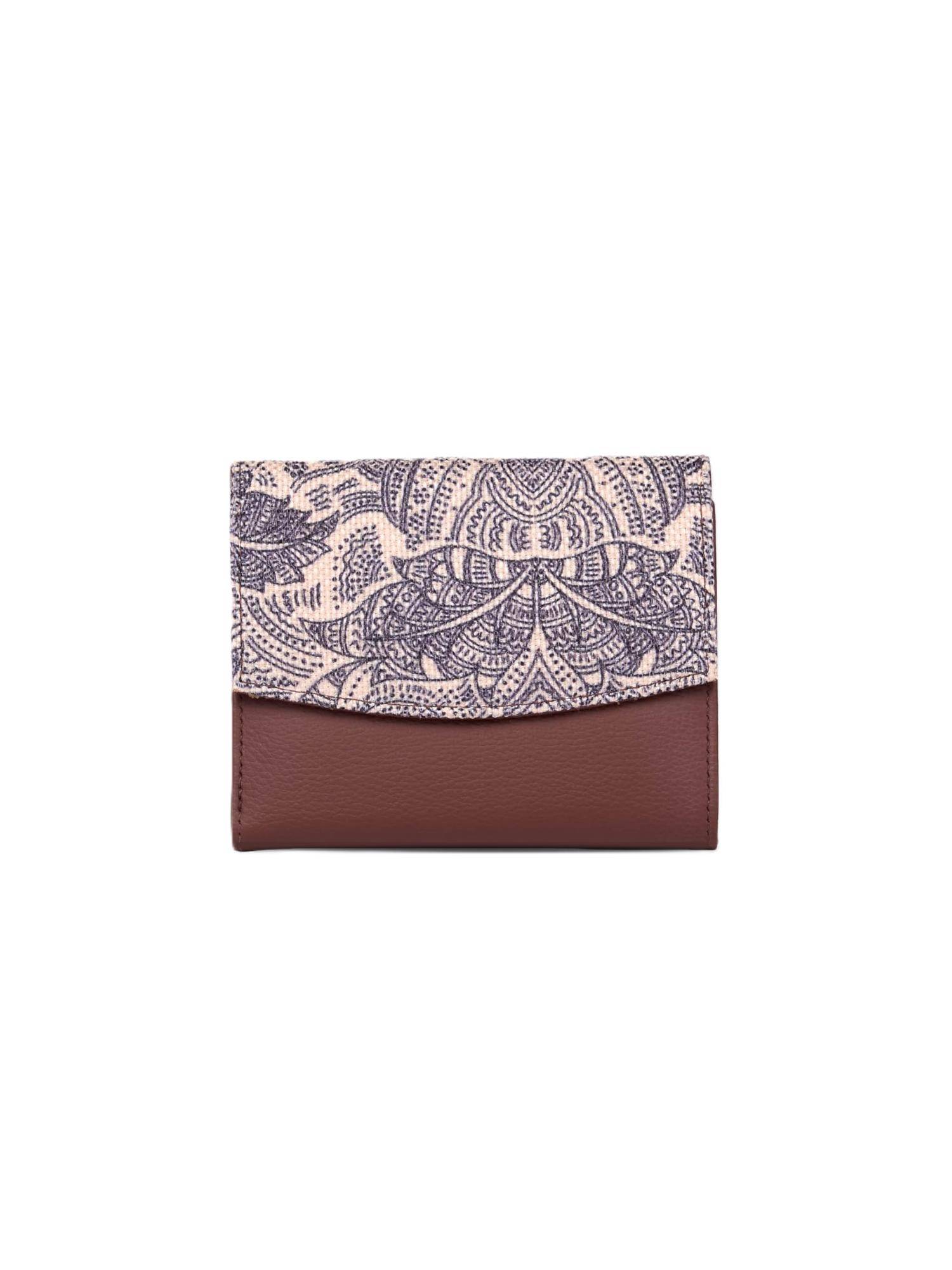 Zouk Colaba Shirin Sia Bi-Fold Wallet - Vegan Leather Wallet