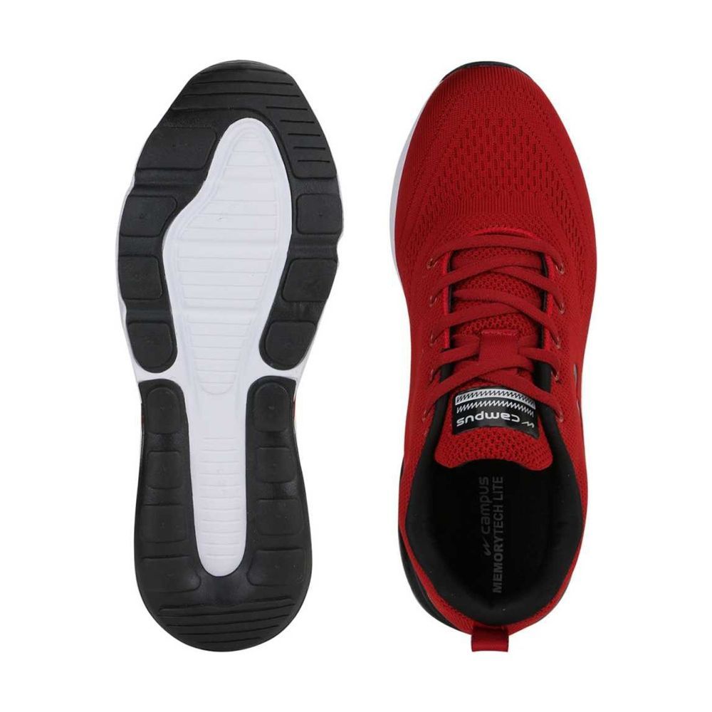 Campus shoes red on sale black