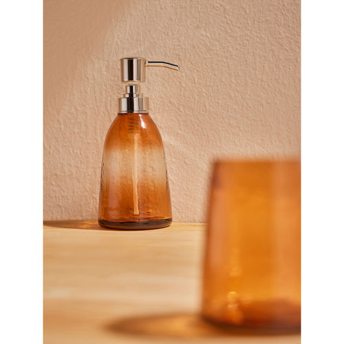 Hammered Glass Bathroom Accessories  Glass bathroom accessories, Glass  bathroom, Bathroom canisters