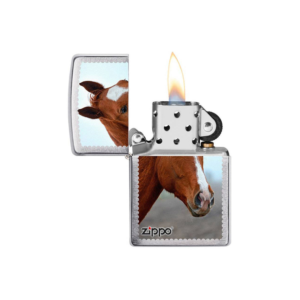 Zippo Horse Design Windproof Pocket Lighter Buy Zippo Horse Design